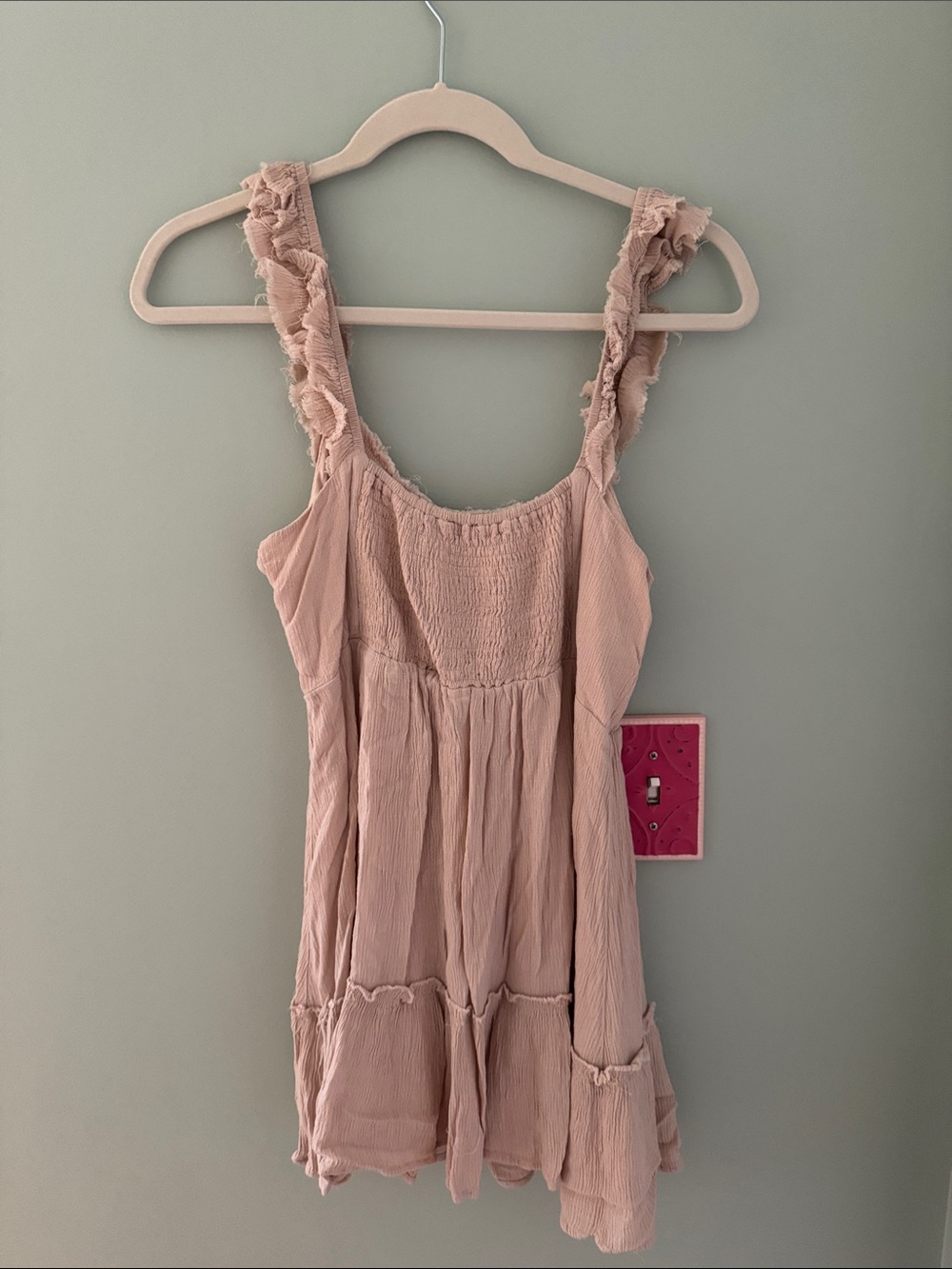 Papermoon Beige Ruffle Strap Sundress - Picture 2 of 5